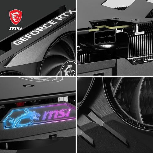 MSI GeForce RTX 4060 Ti Gaming X Slim 16G Graphics Card - NVIDIA RTX 4060 Ti, 16GB GDDR6 Memory, 18Gbps, PCIe 4.0, Twin Frozr 9, RGB, DLSS3 in Saudi Arabia