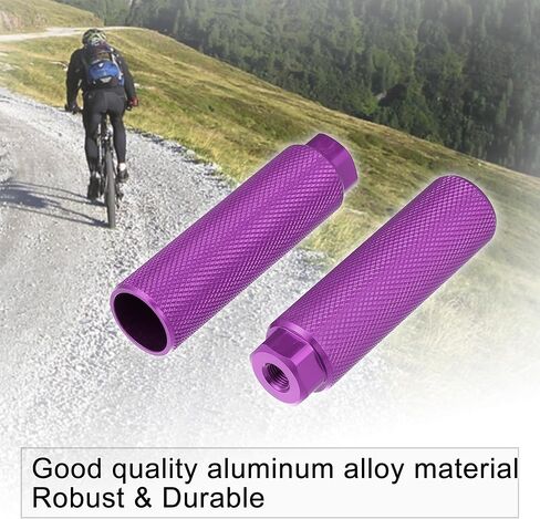 X AUTOHAUX 2 زوج 100x28 مللي متر العالمي سبائك الألومنيوم المحور الخلفي أوتاد القدم مساند القدمين لدراجة BMX الجبلية دراجة صالح 3/8 بوصة أسود أخضر in Saudi Arabia