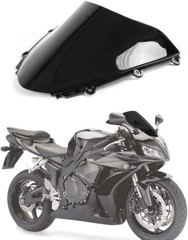 Black Motorcycle Windscreen for Honda 2004 2005 2006 2007 CBR1000RR Windshield in Saudi Arabia