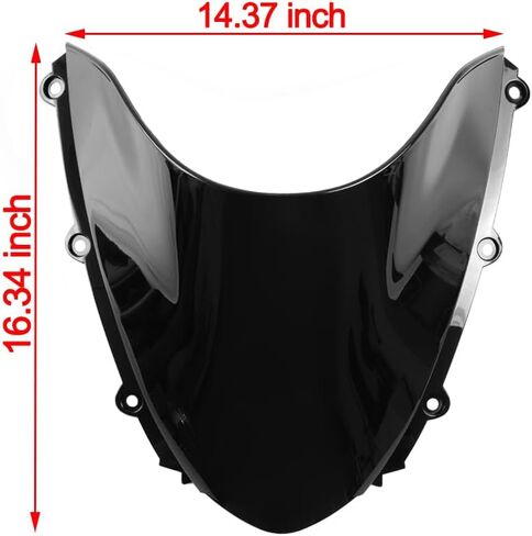 Black Motorcycle Windscreen for Honda 2004 2005 2006 2007 CBR1000RR Windshield in Saudi Arabia