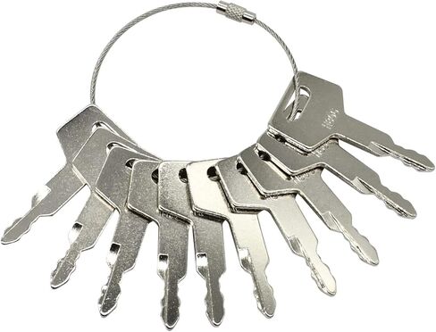 H806 Ignition Keys 17001-00019 180845 Compatible with Takeuchi Gehl Case New Holland Caterpillar Excavator (10PCS) in Saudi Arabia
