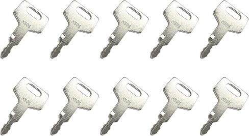 H806 Ignition Keys 17001-00019 180845 Compatible with Takeuchi Gehl Case New Holland Caterpillar Excavator (10PCS) in Saudi Arabia