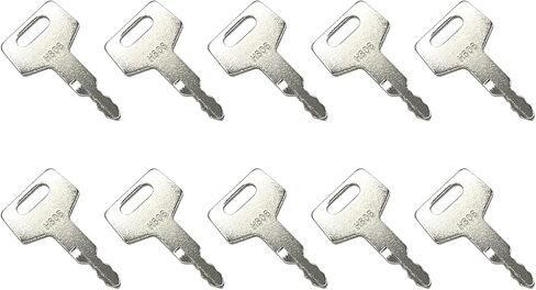 H806 Ignition Keys 17001-00019 180845 Compatible with Takeuchi Gehl Case New Holland Caterpillar Excavator (10PCS) in Saudi Arabia