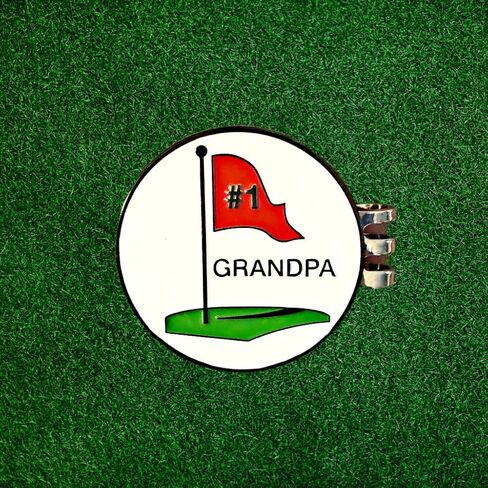 مشبك قبعة جولف إيموجي مضحك مع علامة كروية مغناطيسية من المينا in Kuwait