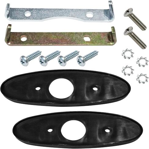 Outside Bullet Mirror Mounting Kit For 1970-1981 Pontiac Firebird Camaro Nova Vega Monza Cutlass/442 Right Passenger & Left Driver Side Bullet Mirror Mounting Set in Saudi Arabia