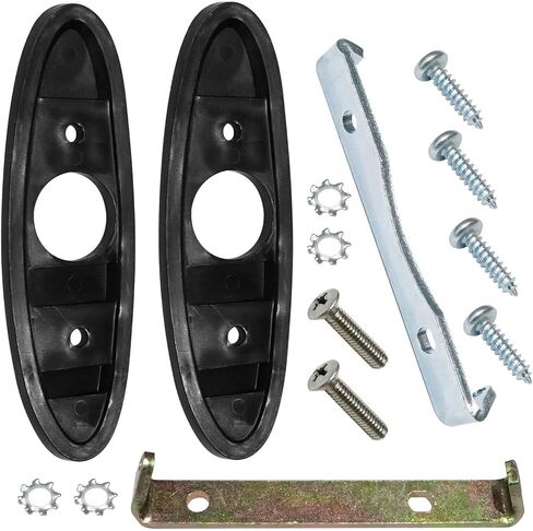Outside Bullet Mirror Mounting Kit For 1970-1981 Pontiac Firebird Camaro Nova Vega Monza Cutlass/442 Right Passenger & Left Driver Side Bullet Mirror Mounting Set in Saudi Arabia
