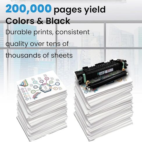 طقم صيانة وحدة الصهر 115R00084 متوافق مع مركز العمل 3610N 3610 3610DN 3615DN 3655X 3615 3655S، طقم صيانة 110 فولت لطابعة XE in Kuwait