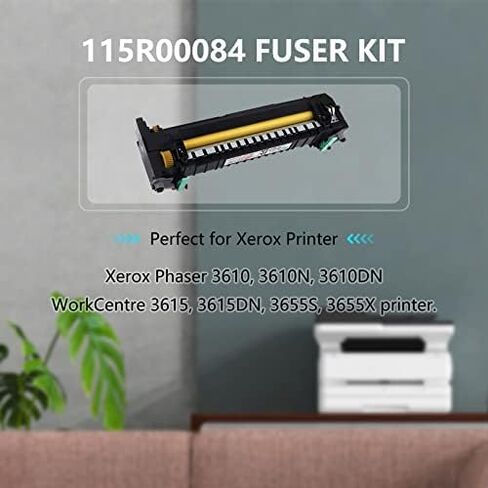 طقم صيانة وحدة الصهر 115R00084 متوافق مع مركز العمل 3610N 3610 3610DN 3615DN 3655X 3615 3655S، طقم صيانة 110 فولت لطابعة XE in Kuwait