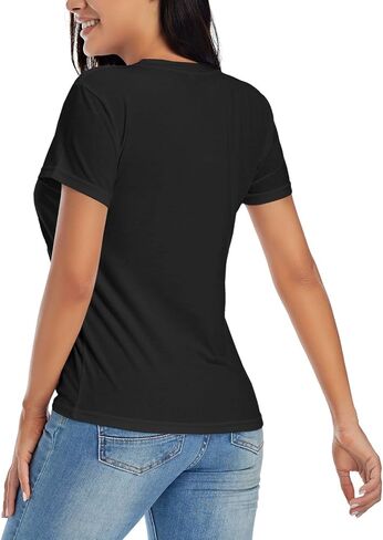 Women's Classic Cotton T Shirt Music Crewneck Short Sleeve Tee Music Album Covers Shirts Gift Tops for Music Lover in Saudi Arabia