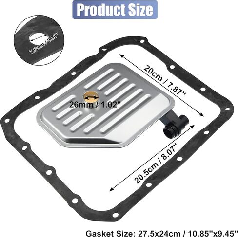 X AUTOHAUX 1 Set 46321-39010 ناقل الحركة فلتر زيت عموم مجموعات ربط السيراميك الارضي لشركة هيونداي سانتا في 2001-2009 in Kuwait