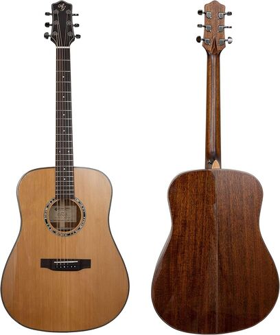 حزمة جيتار أنطونيو جولياني الصوتي (DN-1) - جيتار مدرع مع حقيبة وحزام وأوتار وإكسسوارات in Kuwait