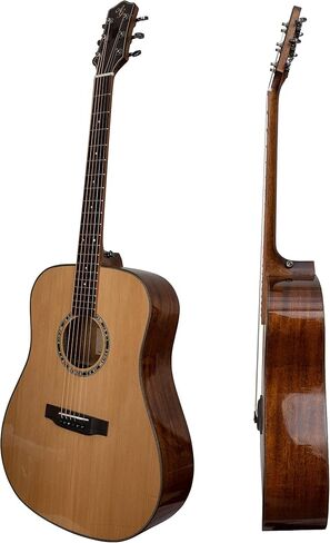 حزمة جيتار أنطونيو جولياني الصوتي (DN-1) - جيتار مدرع مع حقيبة وحزام وأوتار وإكسسوارات in Kuwait