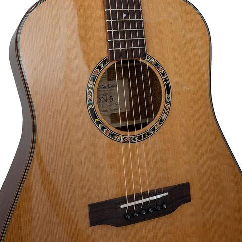 حزمة جيتار أنطونيو جولياني الصوتي (DN-1) - جيتار مدرع مع حقيبة وحزام وأوتار وإكسسوارات in Kuwait