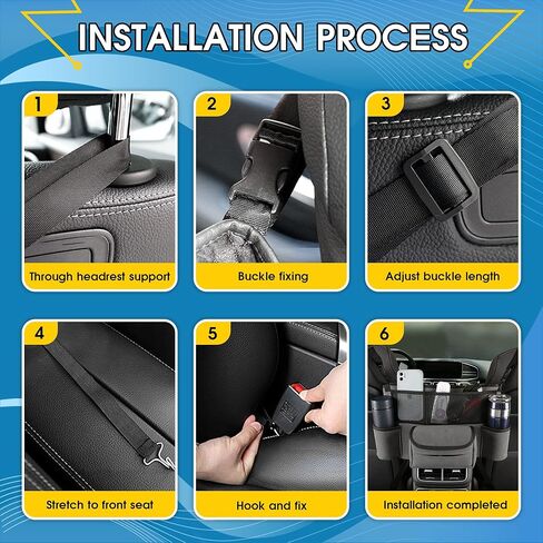 Car Seat Organizer, Back Seat Car Organizer, Between Seat Car Organizer, Car Purse Holder Between Seats, Backseat Cup Holder For Car, Car Organizer Between Seats, Car Visor Organizer. (Brown) in Saudi Arabia