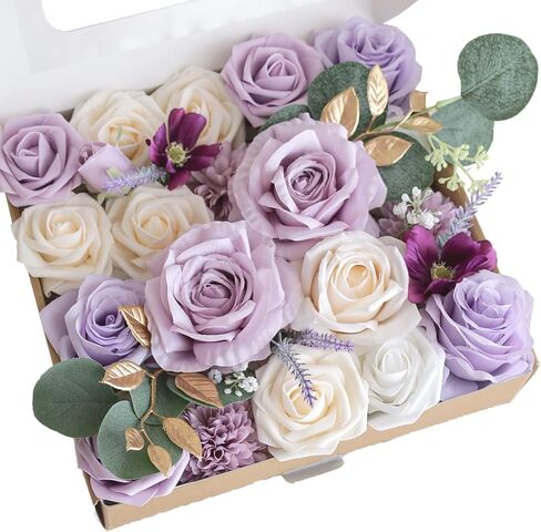 زهور صناعية من Lookein لتزيين حفلات الزفاف بنفسك، باقة الزفاف، قطع مركزية للطاولة، إكليل الزهور، ديكور المنزل، تراكوتا ريفية in Kuwait