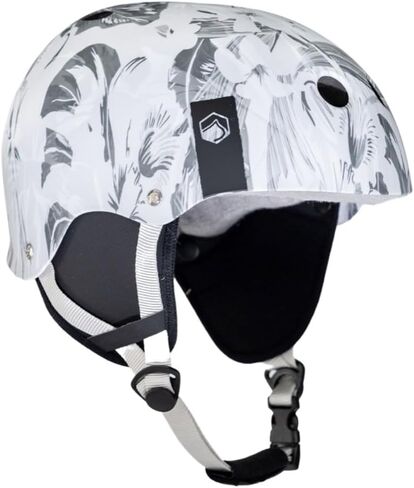 Liquid Force 2024 Flash (Snow Floral) Wakeboard Helmet- X-Large in Saudi Arabia