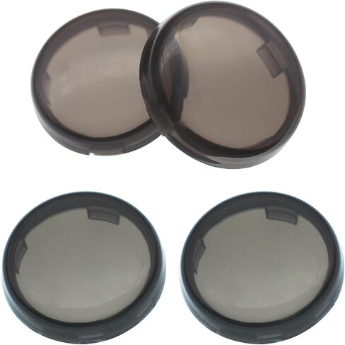 Turn Signal Lens Bullet Turn Signal Lenses Covers Compatible for Harley Touring Softail Dyna Sportster Street Glide Road King 1997-2021,4pcs (amber) in Saudi Arabia