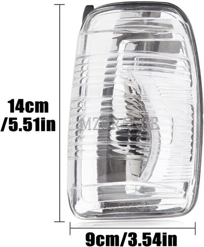 Side Mirror Indicator Lamp Lens Cover Fit For Ford Transit T150 250 350 2015 2016 2017 2018 2019 2020 2021 (Left and Right) in Saudi Arabia