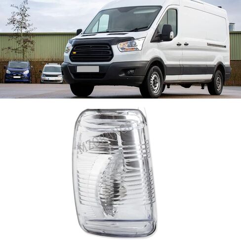 Side Mirror Indicator Lamp Lens Cover Fit For Ford Transit T150 250 350 2015 2016 2017 2018 2019 2020 2021 (Left and Right) in Saudi Arabia