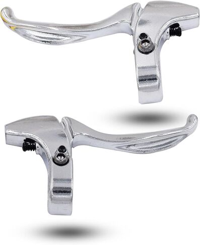 أذرع فرامل الدراجة Y&TREFEN 0.87 بوصة (22.2 مم) من سبائك الألومنيوم لدراجة المدينة للبالغين مقاس 16 بوصة - 28 بوصة، فضي، زوج واحد، TL332 in Kuwait