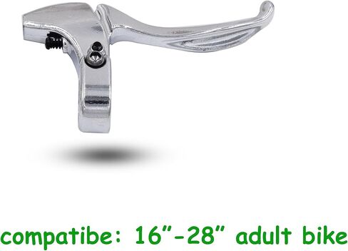 أذرع فرامل الدراجة Y&TREFEN 0.87 بوصة (22.2 مم) من سبائك الألومنيوم لدراجة المدينة للبالغين مقاس 16 بوصة - 28 بوصة، فضي، زوج واحد، TL332 in Kuwait