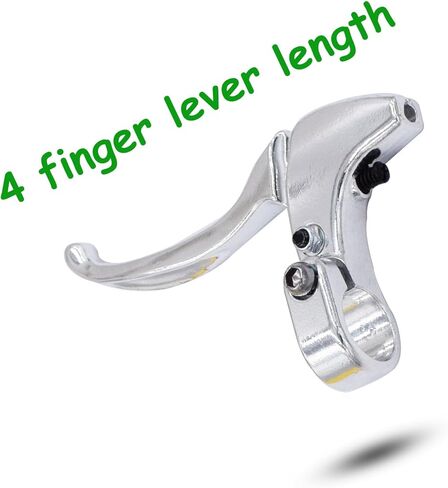 أذرع فرامل الدراجة Y&TREFEN 0.87 بوصة (22.2 مم) من سبائك الألومنيوم لدراجة المدينة للبالغين مقاس 16 بوصة - 28 بوصة، فضي، زوج واحد، TL332 in Kuwait