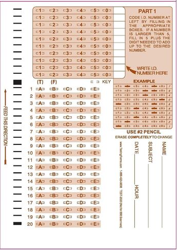 TEST-825E (500 Sheet Pack) Compatible Testing Forms in Saudi Arabia