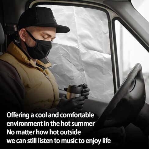 مظلة شمسية لنافذة السيارة الجانبية، 4 قطع ستائر مغناطيسية مطلية بالفضة للحماية من الشمس، مظلة شمسية قابلة للكسر تحجب الضرر الناتج عن أشعة الشمس الساطعة المباشرة والحرارة، ملحقات داخلية للسيارات in Kuwait