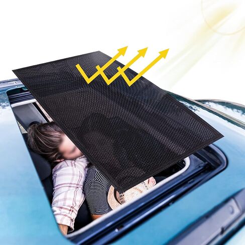 Car Side Window Sun Shade, HOMEYA 4 Pcs Magnet + Velcro Reinforcement Front Rear Automotive Window Sunshades Privacy Car Curtains, UV Protection & Strong Light Blocking for Camping Sleeping Baby Kids in Saudi Arabia