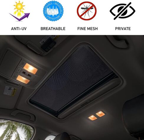 Car Side Window Sun Shade, HOMEYA 4 Pcs Magnet + Velcro Reinforcement Front Rear Automotive Window Sunshades Privacy Car Curtains, UV Protection & Strong Light Blocking for Camping Sleeping Baby Kids in Saudi Arabia