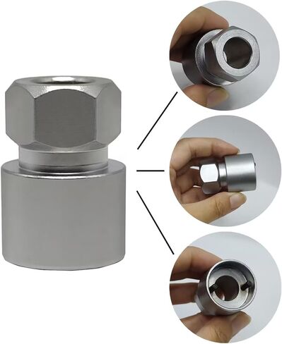 4PCS M12 & M14 Wheel Stud Thread Restorer Kit, Reverse Action Wheel Stud Thread Restorer Kit, Repairs Threads on Wheel Studs and Bolts, Re-Threader Kit in Kuwait