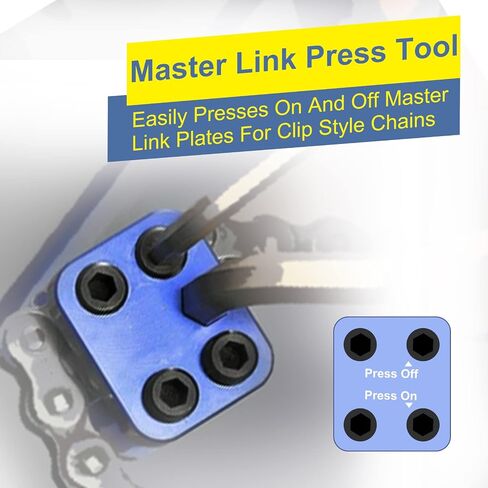 Master Link Press Tool Compatible Wit 520 525 530 sideplate Motorcycle ATV Replace 08-0675O in Saudi Arabia