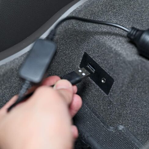 USB A ذكر إلى 12 فولت مقبس ولاعة سجائر السيارة كابل محول طاقة أنثى، مناسب لمسجل القيادة، والكلب الإلكتروني، ومنقي السيارة، وغيرها من المعدات الإلكترونية للسيارات in Kuwait