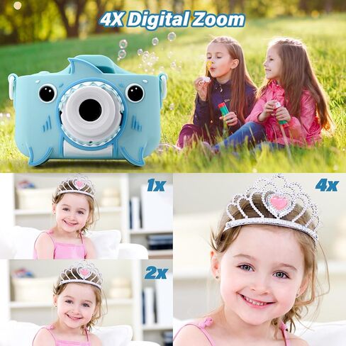 GKidz Kids Camera for Boys & Girls Toy Camera Age 3-12 Years Old Young Photographers with 64GB SD Card, Hanging Belt & Durable Silicone Case Ideal Gift for Kids | Camera for Kids | Toddler Camera in Saudi Arabia