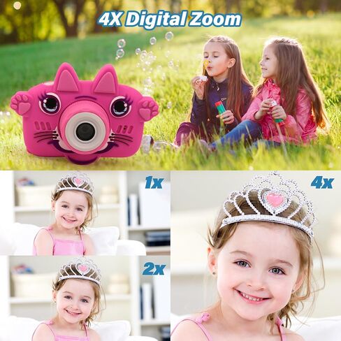 GKidz Kids Camera for Boys & Girls Toy Camera Age 3-12 Years Old Young Photographers with 64GB SD Card, Hanging Belt & Durable Silicone Case Ideal Gift for Kids | Camera for Kids | Toddler Camera in Saudi Arabia