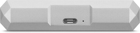LaCie Mobile Drive, 2 TB , External Hard Drive HDD – Moon Silver, USB-C USB 3.0, With Rescue Services (STHG2000400) in Saudi Arabia