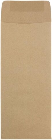JAM PAPER #10 Policy Business Premium Envelopes - 4 1/8 x 9 1/2 - Brown Kraft Paper Bag - 50/Pack in Saudi Arabia