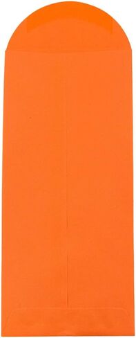 JAM PAPER #10 مغلفات ملونة للأعمال السياسية - 4 1/8 × 9 1/2 - برتقالي معاد تدويره - 50/عبوة in Saudi Arabia