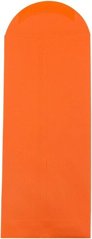 JAM PAPER #10 مغلفات ملونة للأعمال السياسية - 4 1/8 × 9 1/2 - برتقالي معاد تدويره - 50/عبوة in Saudi Arabia