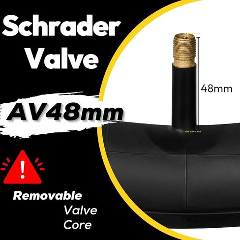 4 Pack Road Bike Tubes 700 x 23c 24c 25c 28c 30c 32c 35c 37c 38c 40c 42c 43c, 700c Bike Tire Tube (Presta/Schrader Valve) in Kuwait