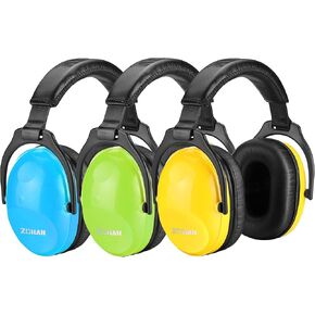 Zohan Kids Protection 2 Pack ، و Cids Love Deganing سماعة الرأس للحفلات الموسيقية ، وشاحنات الوحش ، والألعاب النارية