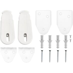 The Lord of the Tools 2 Sets of Curtains Cord Tensioner Compatible with Hunter Douglas Compatible with Levelor for Required on Shades Traversing Panels and Window Treatment White