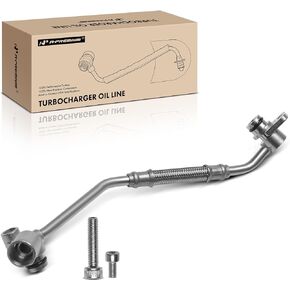 A-Premium Turbocharger Oil Line متوافق مع BMW 335i 2007-2010 ، 335i Xdrive 2009-2013 ، 335is 2011-2013 ، 335xi ، 535i xdrive ، 535xi ، 740i ، 740li ، x6 ، 1 series m ، 135i ، z4 ،