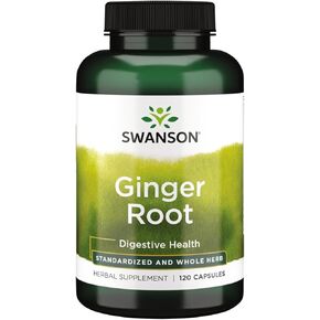 Swanson Ginger Root (Standardized) 250 Milligrams 120 Capsules