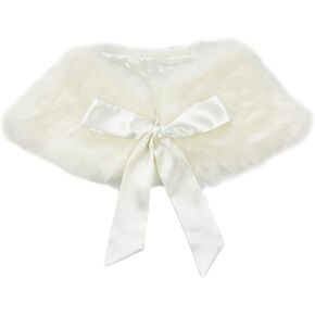 Zuypsk Girl's Faux Fur Wraps Bolero Jacket Stack