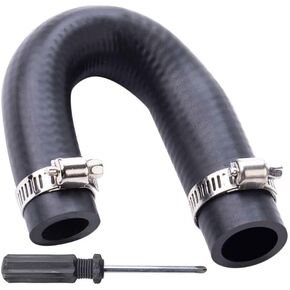LS HEATER CORE BYPASS خرطوم التبريد خرطوم تبريد 5/8 "إلى 3/4" ينتهي بمشبكات الفولاذ المقاوم للصدأ - ملاءمة مباشرة لمحركات LS/LT 3/4/5