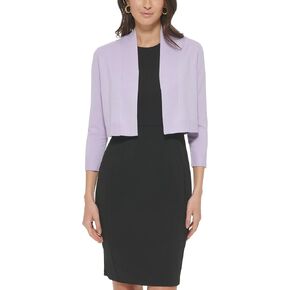 Calvin Klein Women's Solid Knit Shrug Sweater