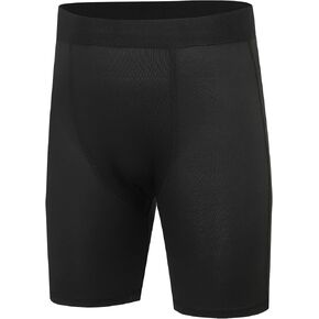 Youth Boy Compression Shorts Sports, Kids Performance Spandex Athletic Running Underwear Football Basketball