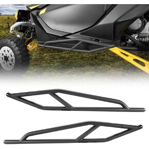 Weisen 1.5 "Nerf Bars Sliders Rock Rock ، Side Design Side Steps Protector Protector Guard Tree Kickers متوافق مع Cam Am Maverick R 2 الأبواب جميع الطرز 2024-2025