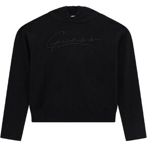 GUESS Girls' Eco Hooded Knit Sweatshirt